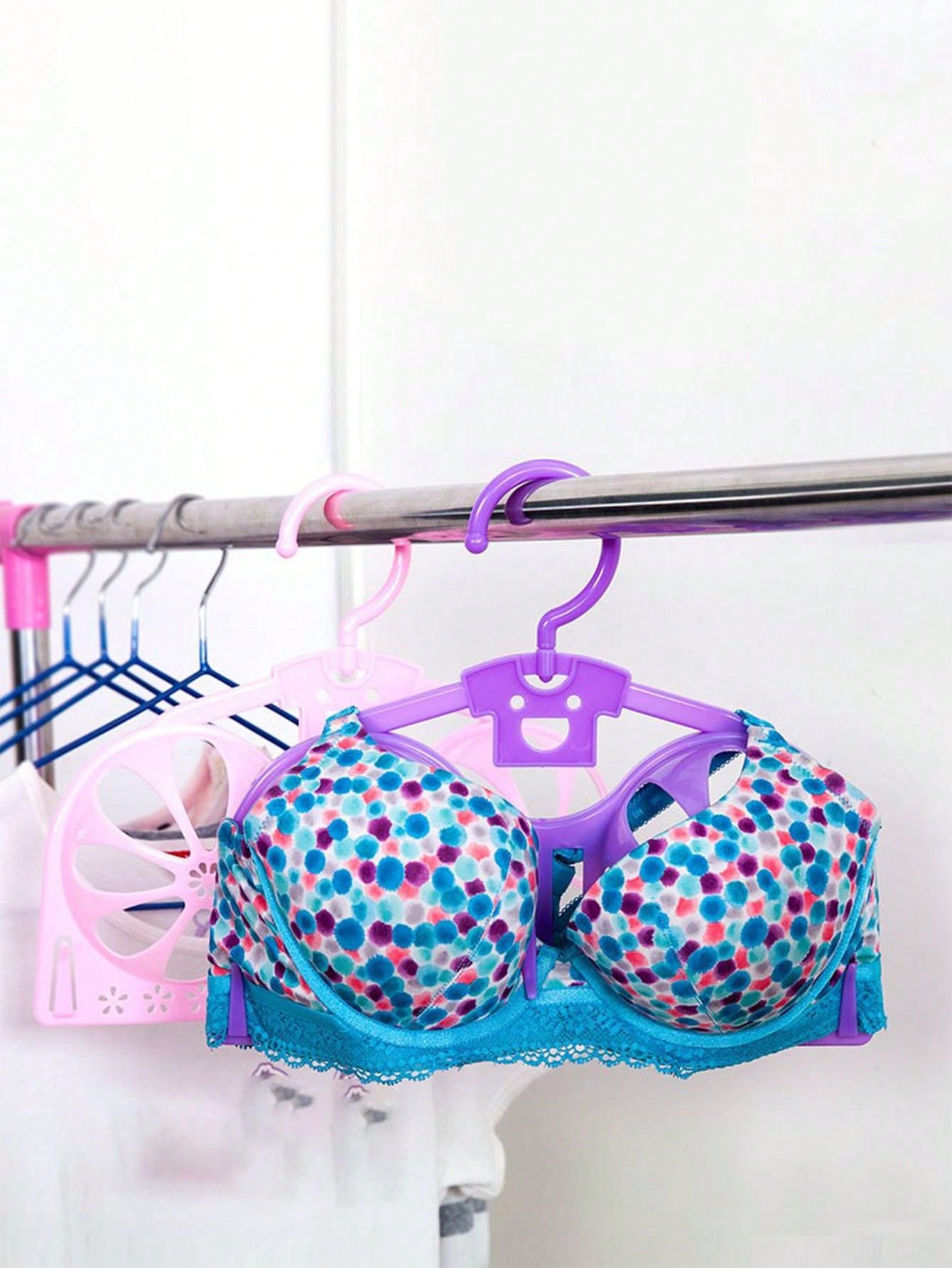 Antideformation bra drying rack for dry and wet underwear hanger