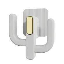 1個角落掛拖鞋鉤架,免打孔塑料收納鉤,家庭節省空間浴室,家居,宿舍收納組織器