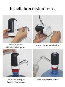 電動礦泉水泵,適用於桶裝水、飲用水和其他不腐蝕液體