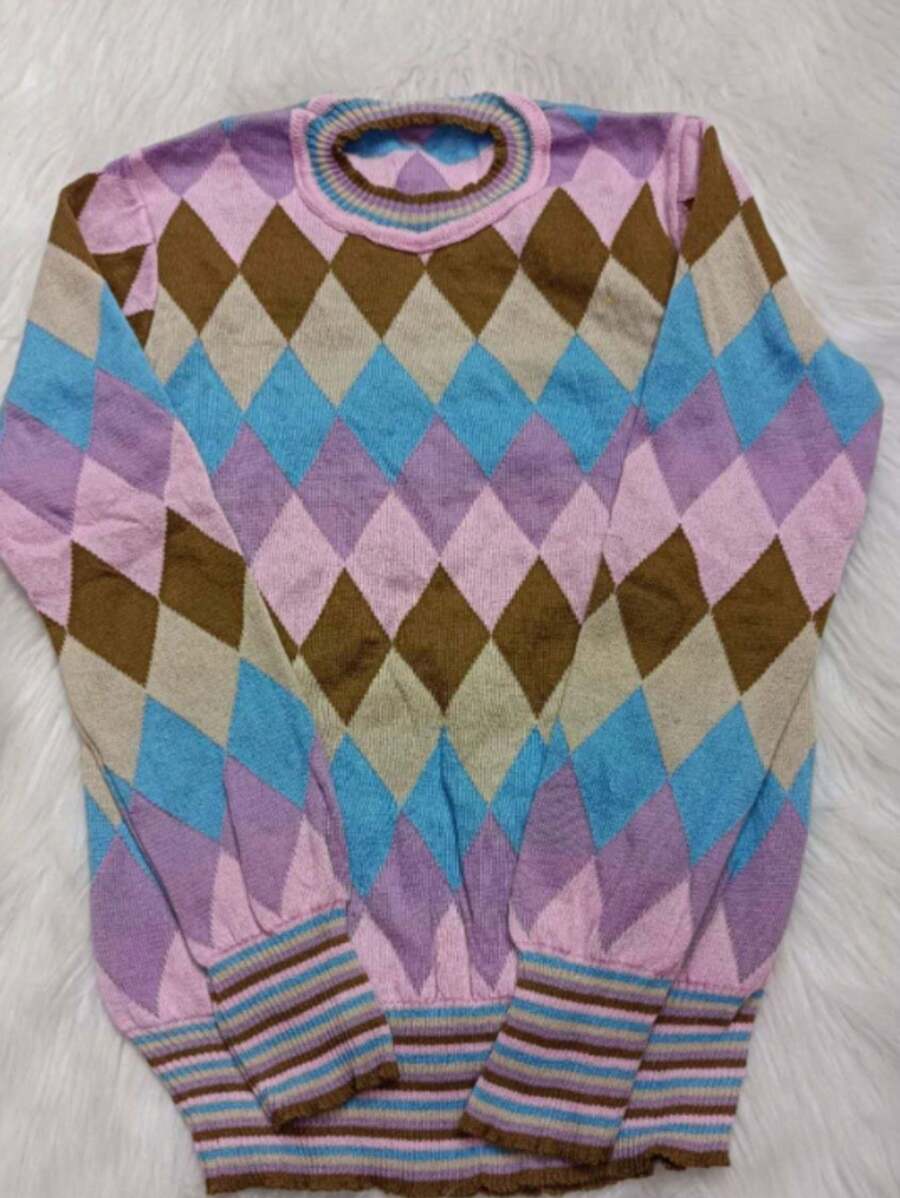 Women Sweaters - Màu Hồng baby - Xem 1