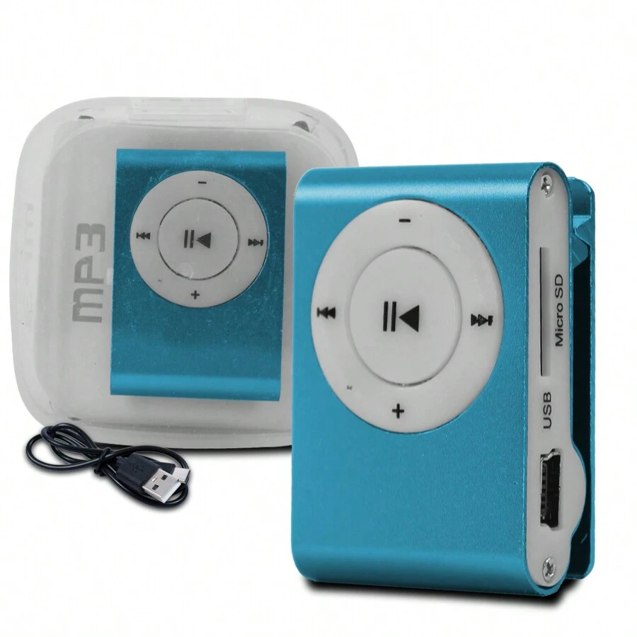 Mini Reproductor de Musica MP3 Micro SD - Azul - Ver 1