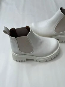 Women Ankle Boots & Booties - Beige - View 4