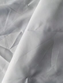 1pc Waterproof & Mildew Proof Tree & Green Plant Pattern Shower Curtain With Hooks, Room Decoration - Beige - View 3