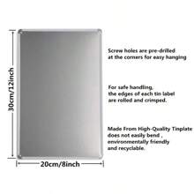 1張有趣的金屬錫牌海報,“巴黎之夜”金屬壁藝 - 帶有充滿活力的煙火燦爛表演的艾菲爾鐵塔 - 浪漫的巴黎風景,適用於家居裝飾 - 耐用的印刷品,適用於客廳或臥室 - 法式美學 -12x8英寸