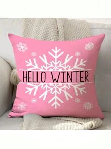 1 Pieza Funda De Almohada De Poliéster Impresa Con Escenas - Multicolor - Ver 1