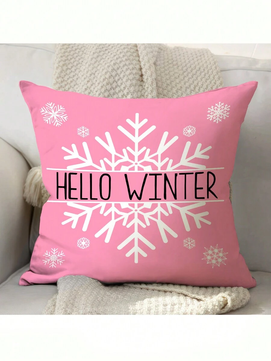 1 Pieza Funda De Almohada De Poliéster Impresa Con Escenas - Multicolor - Ver 1