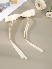 1只單色y2k千禧年蝴蝶結緞帶髮夾,可愛的發饰,適用於辮子,馬尾,畢業禮物