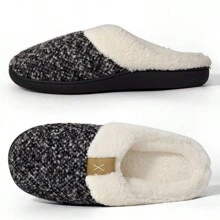 Dép mặc nhà nam - Đen và trắng - Xem 6