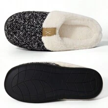 Dép mặc nhà nam - Đen và trắng - Xem 7