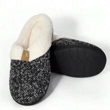 Dép mặc nhà nam - Đen và trắng - Xem 2