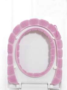 1pc Cartoon Embroidery Random Toilet Seat Cover - Multicolor - View 9