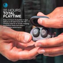 JLab JBuds Mini True Wireless Earbud Headphones & USB Charging Case, World's Smallest Earbud*, IP55 Sweat And Dust Proof, Bluetooth Multipoint, Be Aware Audio, 3 EQ Sound Settings, Crystal Clear Calls - 灰色 - 查看 3