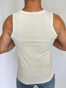 Men Tank Tops - trắng - Xem 5