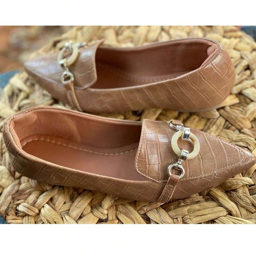 Women Flat Sandals - Màu be - Xem 1