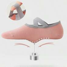 1pc Sport Fitness Yoga Short Socks - Pink - View 7