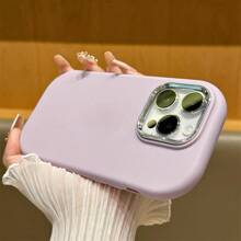 1 件柔软防震手机保护壳适用于 17/17AIR/17PRO/17PROMAX/16/7/8/11/12/13/14/15/X/XR/Xs/Plus/Pro/Pro Max/SE2 - 紫色 - 查看 4