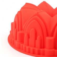 1 Pezzo Grande Stampo Per Torta Con Corona Di Castello Di 8,5 Pollici - Stampi Per Cucina In Silicone Per La Preparazione Di Torte E Dolci Fai Da Te