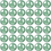 100 顆 6/8/10 毫米天然綠色寫岩玉石珠帶孔,含彈性手鍊繩,適用於手鍊、項鍊、珠寶製作和裝飾、治療水晶天然石材禮品