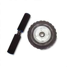 Rueda Abdominal Llanta 16 Cm Para Abdominales Uso Rudo - Negro - Ver 1