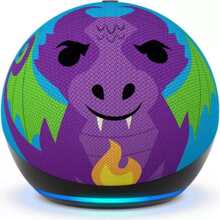 Echo Dot Echo Dot 5th Gen Kids - Dragon 110v/240v - Roxo - Visão 3