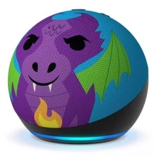 Echo Dot Echo Dot 5th Gen Kids - Dragon 110v/240v - Roxo - Visão 4