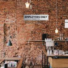 徽標貼紙,金屬材質,如刷銀色,4*16英寸,黏性強,防水防褪色,優質厚度乙烯基材料,適用於商業門牌招牌辦公室商店廁所