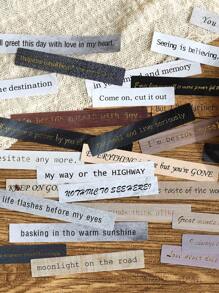 Autocollants Sur Le Thème De La Vie, Design Mixte, Avec Processus D'estampage À Chaud, Pour Scrapbooking, Journal Et Décoration D'album, 4 Pièces/paquet - Multicolore - Voir 3