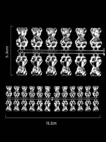Muestrarios de ositos para gel de uñas - transparente - Ver 3