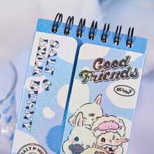 Cuaderno De Vocabulario Y Adorable Mini Bloc De Notas De Bolsillo Para Estudiantes - Rosa - Ver 4