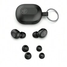 JLab JBuds Mini True Wireless Earbud Headphones & USB Charging Case, World's Smallest Earbud*, IP55 Sweat And Dust Proof, Bluetooth Multipoint, Be Aware Audio, 3 EQ Sound Settings, Crystal Clear Calls - 黑色 - 查看 10