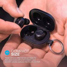 JLab JBuds Mini True Wireless Earbud Headphones & USB Charging Case, World's Smallest Earbud*, IP55 Sweat And Dust Proof, Bluetooth Multipoint, Be Aware Audio, 3 EQ Sound Settings, Crystal Clear Calls - 黑色 - 查看 3