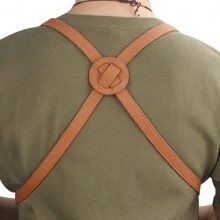 Ueasy 1入組男士深藏式攜帶手槍的啡色皮革肩式槍套1911,適用於全尺寸1911和glock Gen1-gen5 ,並帶有可調節背部帶 - 棕色 - 查看 2