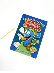 Compra Única Disponible: Un Gran Libro Para Colorear De Dibujos Animados Para Estudiantes; Compra De Combinación Disponible: 7 Piezas/libro De Dibujo Para Niños Para Dibujar, Bosquejar Y Colorear - Multicolor - Ver 11