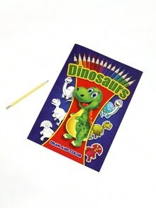 Compra Única Disponible: Un Gran Libro Para Colorear De Dibujos Animados Para Estudiantes; Compra De Combinación Disponible: 7 Piezas/libro De Dibujo Para Niños Para Dibujar, Bosquejar Y Colorear - Multicolor - Ver 10