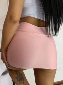 Women Shorts - Màu Hồng baby - Xem 5