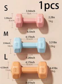 1 件家用健身器材瑜珈迷你啞鈴用於臀肌訓練 - 綠色 - 查看 6