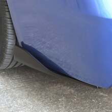 2pcs/set Car Accessories Universal 48cm Rear Bumper Lip Diffuser & Rear Lip Spoiler Side & Fenders For Car Styling And Protection - carbon fiber color - View 6