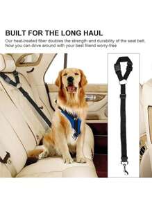 Pet Dog Round Ring Leash For Car Travel Safety - Multicolor - View 1