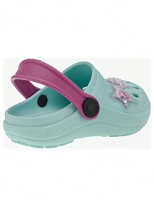 Kids Flat Sandals - Màu xanh bụi bặm - Xem 3