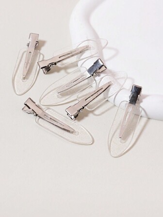 6件套无痕刘海夹套装，便携式防滑发夹，适用于美发沙龙、家庭、女孩配饰、女士发饰、配饰、女士配饰、发饰、发饰、美发工具、美容配饰、女士卷发配饰、秋季、旅行、美发工具、女士配饰、美发用品、秋季、女士、旅行、女士发饰、美发工具、美发用品、用品、美容配饰、礼物、旅行、女士礼物、美发用品、圣诞礼物