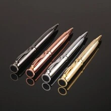 炫酷设计快速发货新奇办公用品多色金属黄铜圆珠笔圣诞礼物