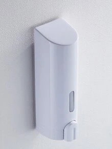 1入組白色壁掛式肥皂分配器,400ml/14oz手動洗髮液和沐浴露分配瓶,適用於家庭,酒店,醫院,浴室,廚房,辦公室 - 白色 - 查看 2