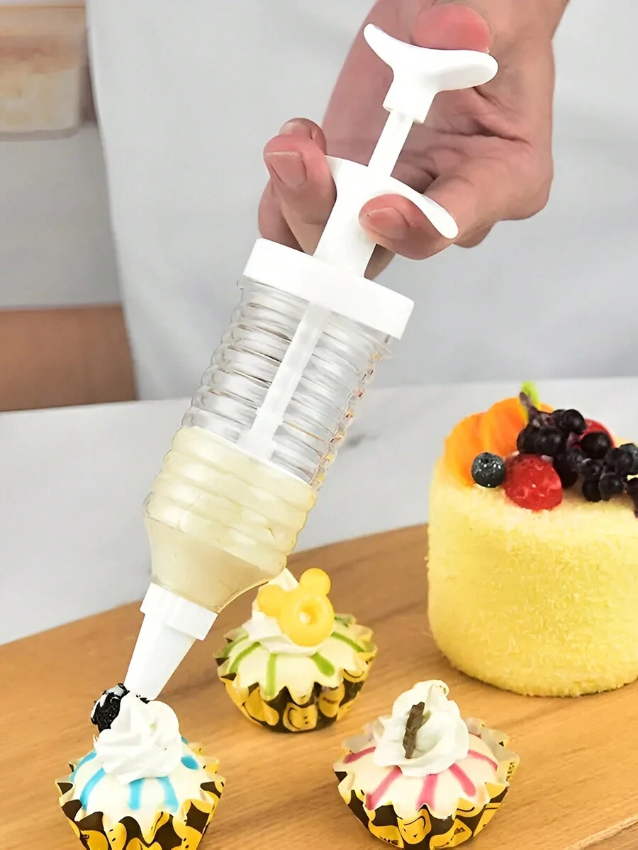 1入組終極蛋糕裝飾工具組,讓您創作美味佳餚! - 白色 - 查看 1