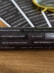 Autocollants Sur Le Thème De La Vie, Design Mixte, Avec Processus D'estampage À Chaud, Pour Scrapbooking, Journal Et Décoration D'album, 4 Pièces/paquet - Multicolore - Voir 7