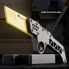 Quick Release Straight Karambit Knife - Black Gold - Black - View 4