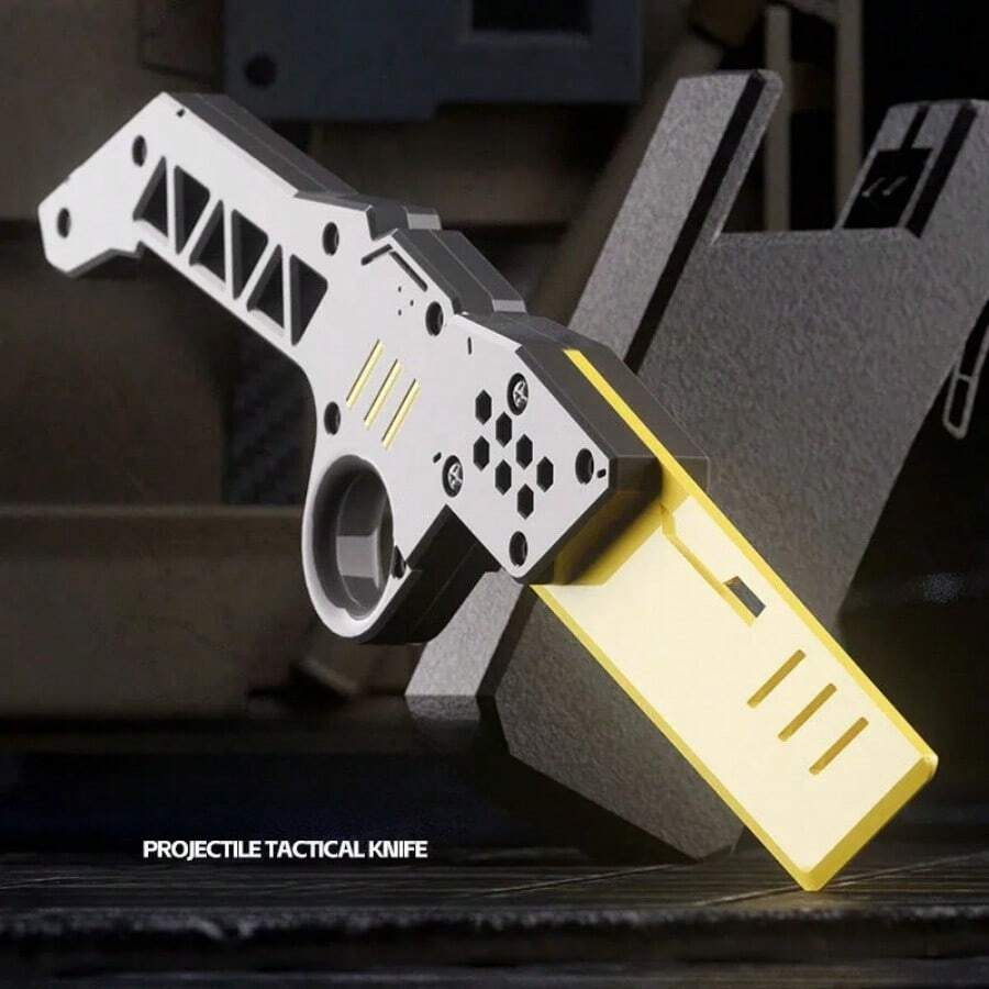 Quick Release Straight Karambit Knife - Black Gold - Black - View 1