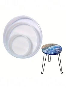 14in Round Resin Casting Mold, Diy Large Round Resin Mold For Making Ocean Themed Table And Stool - Round Table Mold 14in - View 5