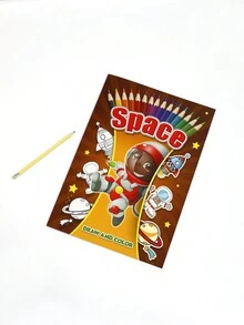 Compra Única Disponible: Un Gran Libro Para Colorear De Dibujos Animados Para Estudiantes; Compra De Combinación Disponible: 7 Piezas/libro De Dibujo Para Niños Para Dibujar, Bosquejar Y Colorear - Multicolor - Ver 8