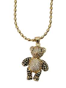 Collar de oso en - Negro - Ver 2