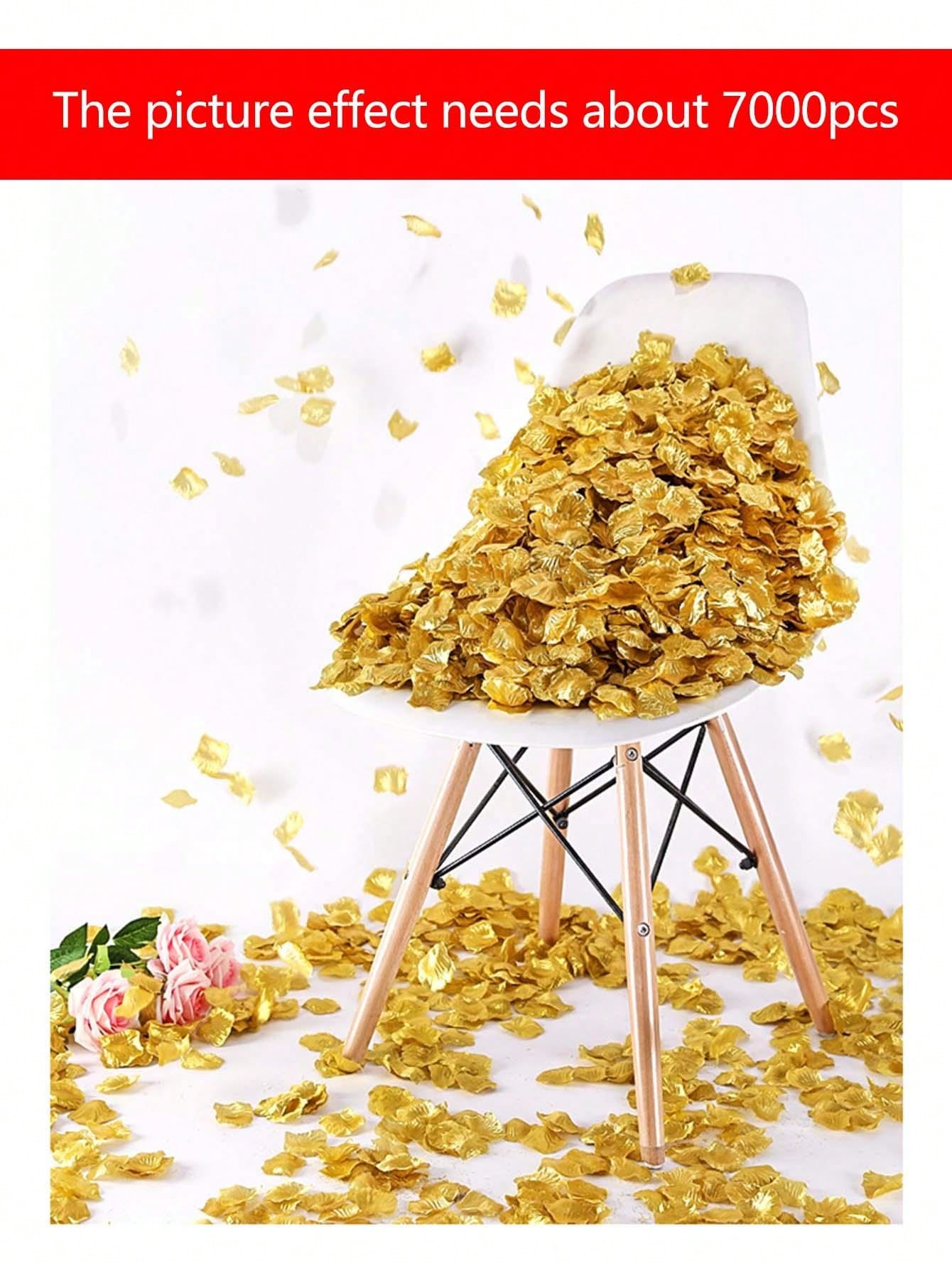 Kurkip 1200 Pièces Petale De Rose Artificielles, Pétales Séchés Pour